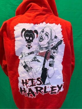 Harley Quinn graphic  Queen Sweatshirt